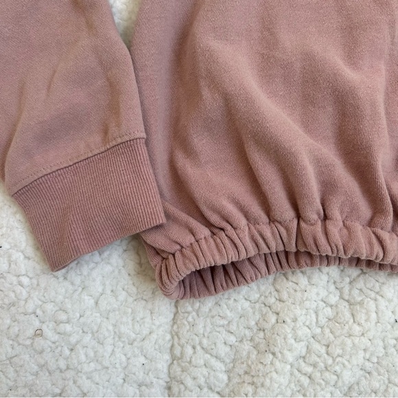 L.A. HEARTS - Women's Pink Quarter Zip Sweater - Picture 5 of 11